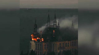 Un misil ruso impactó sobre el "castillo de Harry Potter" de Odessa: hay 4 muertos