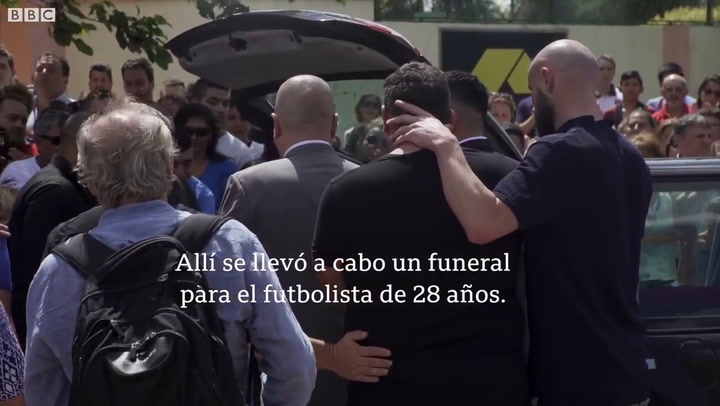 El ultimo adios a Emiliano Sala. Fuente:BBC