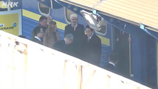 El primer ministro de Japón hace una visita sorpresiva a Kiev, mientras en Moscú se reúnen Xi y Putin