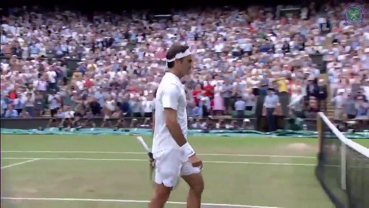 Roger Federer venció a Tomas Berdych y el domingo irá por su octavo título en Wimbledon