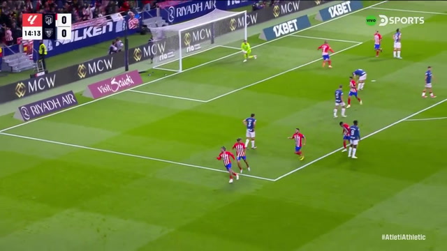 El gol de Rodrigo De Paul desde afuera del área contra Athletic Bilbao