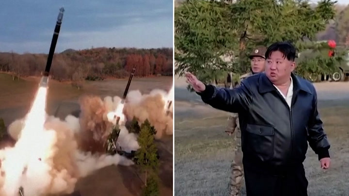 Kim Jong Un witnesses North Korean rocket launcher drills
