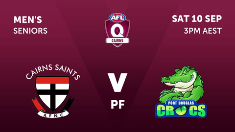 Cairns Saints - AFL Carins v Port Douglas Crocs - AFL Cairns