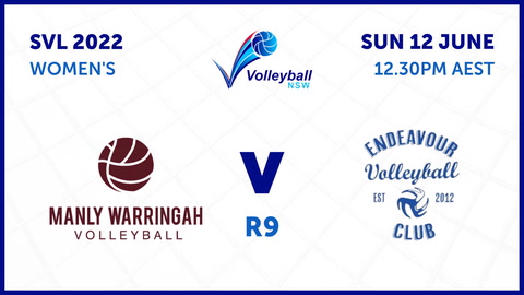 12 June - Sydney Volleyball League - R9 - Manly Warringah v Endeavour