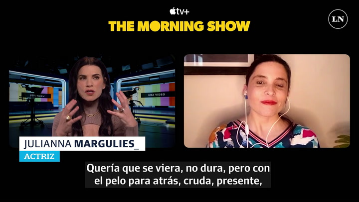 Julianna Margulies habla de su debut en The Morning Show con el personaje de Laura Peterson