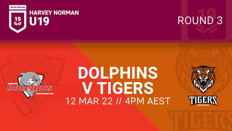 Redcliffe Dolphins U19 v Brisbane Tigers - U19