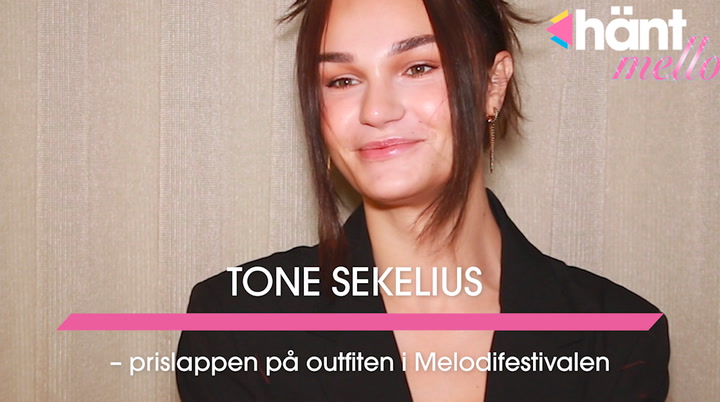 Tone Sekelius avslöjar prislappen på klädvalet i Melodifestivalen