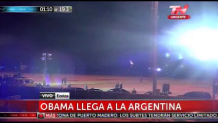 Barack Obama llega a la Argentina