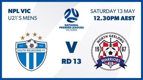 South Melbourne FC v North Geelong Warriors FC