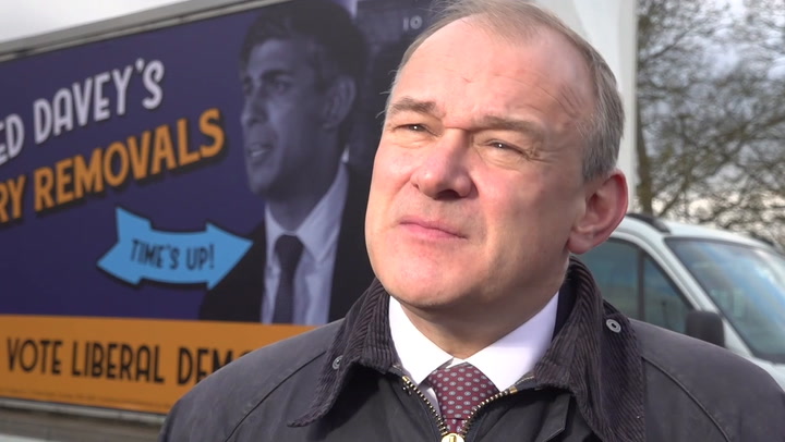 Ed Davey: Rishi Sunak should call election in May rather than 'clinging on to power'