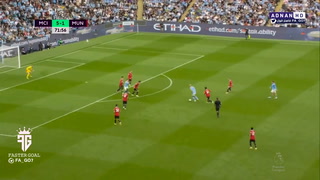 Hattrick de Foden para el 6-1 del Manchester City ante el United