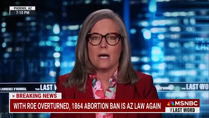 Arizona governor calls state's new ban on abortion 'outrageous'
