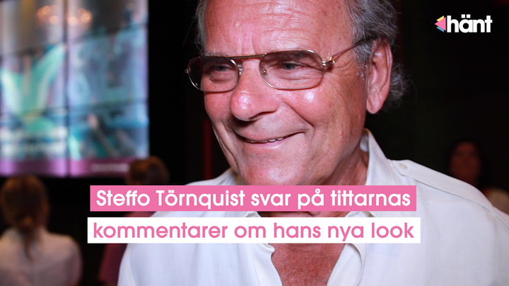 Steffo Törnquist svar på tittarnas kommentarer om hans nya look