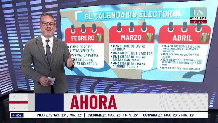 Elecciones 2023: Calendario electoral: provincia por provincia