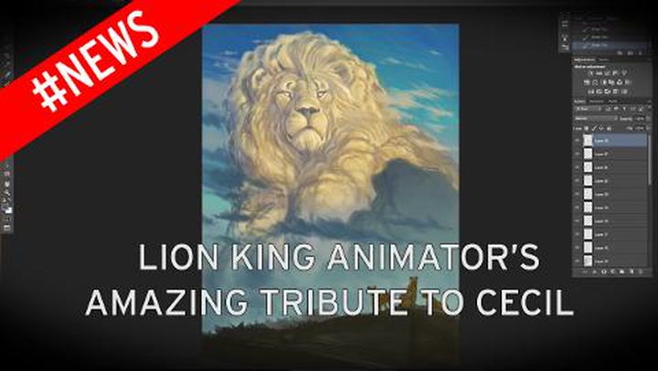 Cecil the lion: Animator behind The Lion King paints slain animal as Mufasa  in powerful tribute picture - World News - Mirror Online